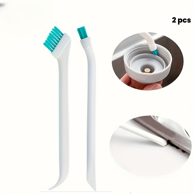 Multi-Functional 3-in-1 Long Handle Cup Brush,360 °Rotating Deep Cleaning Straw Brush for Kitchen,Bathroom Use-Plastic Material