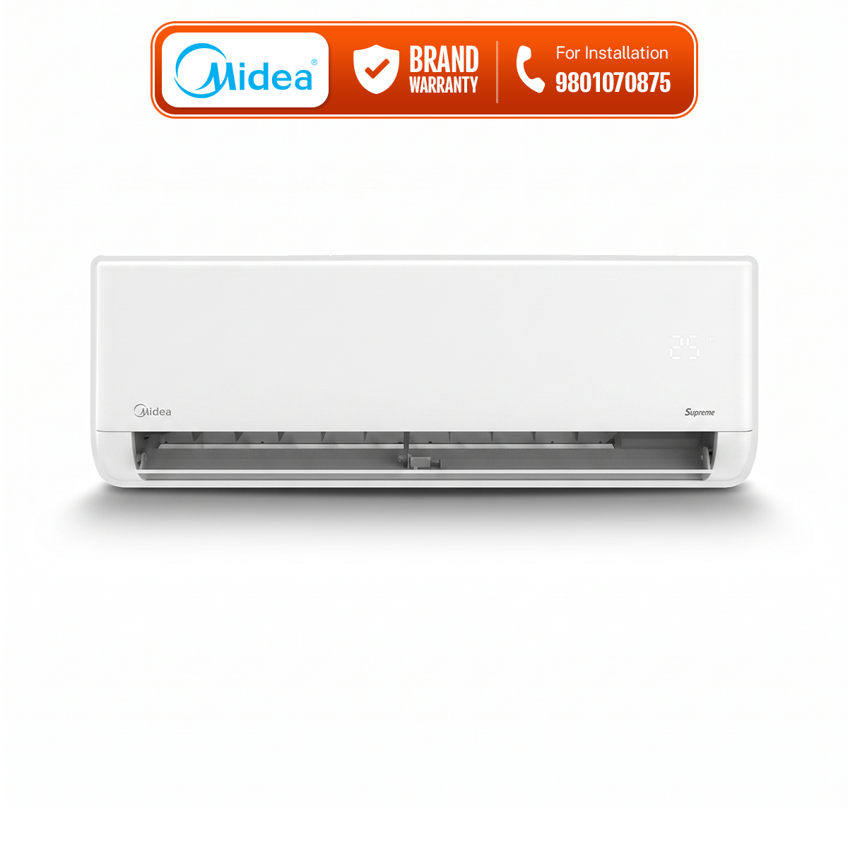 Midea 1 ton SUPREME series T3 Inverter Wall Mounted AC | MSEFBU-12HRFN8