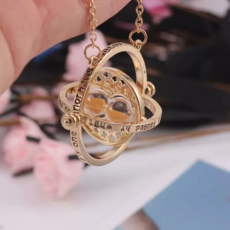 New Harry Golden Snitch Time Timer Hourglass 360 Rotatable Potters Cosplay Props Astronomical Time Converter Magic School Fans