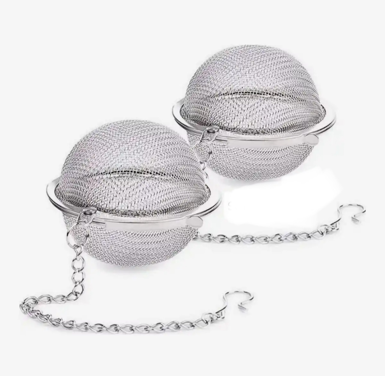 Stainless Steel Tea Ball Infuser Set Of 2 Pieces