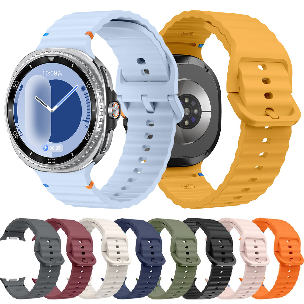 Sport Silicone Strap For Watch 8 Classic 46mm Adjustable Original Watchband Watch 8 40/44mm Correa