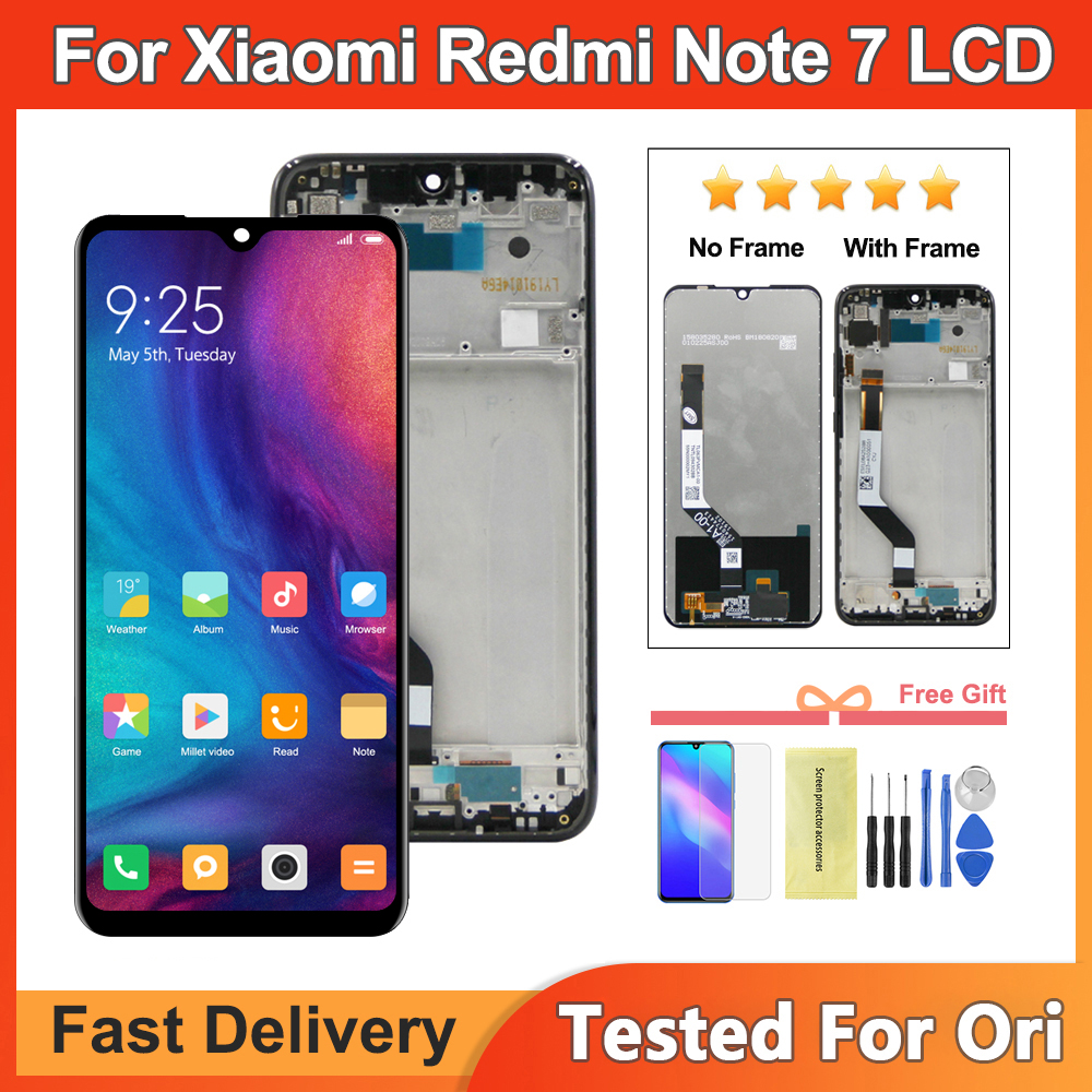 6.3" LCD Display Touch Screen Replacement for Xiaomi Redmi Note 7/Note 7 pro M1901F7H M1901F7G - Compatible Device Specific