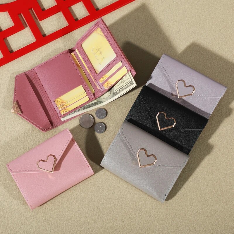 2023 New Small Wallet Women's Short Fold Personalized Student Cute Mini Fashion Wallet Zero Wallet