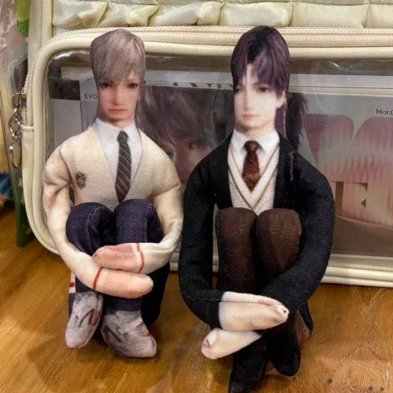 28cm Love And Deep Space Rafayel Xavier Zayne Sylus Full-Body Doll With Frame And Movable Long Strip Game Peripherals Fans