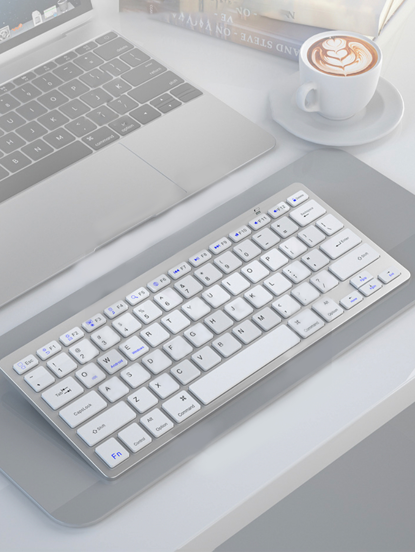 78-key mini portable wireless Bluetooth keyboard for computer and tablet, office keyboard, wireless control in seconds