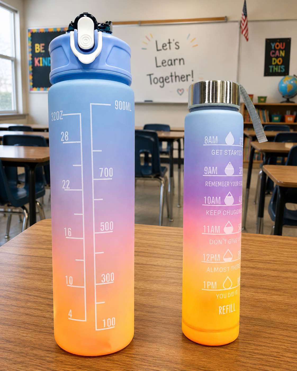 Buy 1 get 1 Free Water bottle - 900 ml ( 300 ml Free)