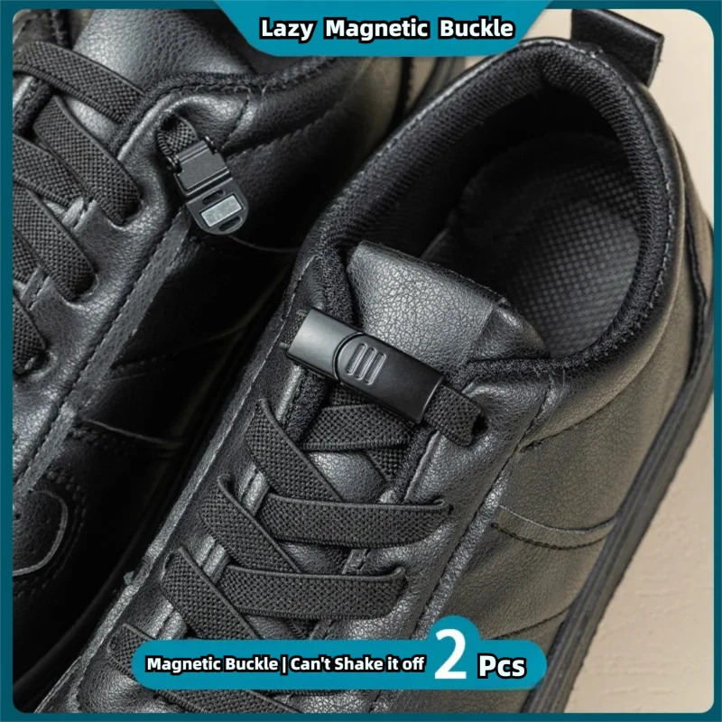 1 Pair Metal Magnetic Locks Shoelace Shoe Buckles Accessories Quick Release Locks Fit AF1 Sneakers Casual Shoes Lazy Accessories
