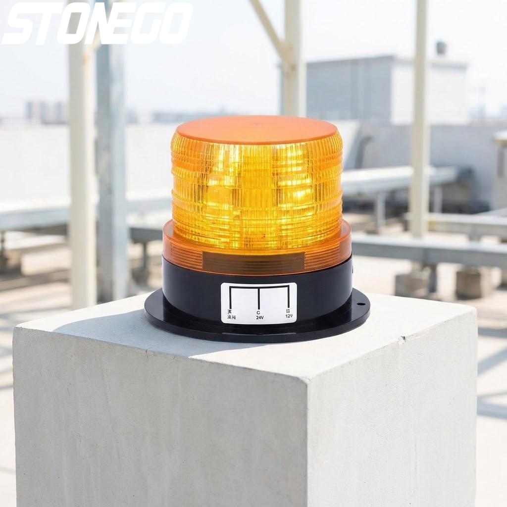 12V 24V Car LED Flashing Strobe Beacon Emergency Warning Light Amber Hazard Safety Lamp Vehicle Truck