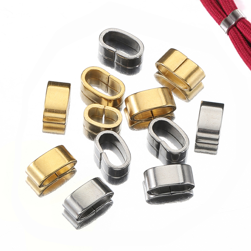 20pcs Stainless Steel Connectors Clasp Pendant Clips for Necklace Bracelet Jewelry Making DIY