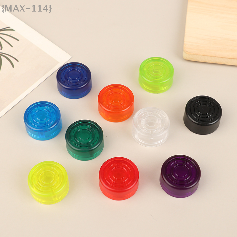 {MAX-114} 5 Pcs Plastic Guitar Effect Pedal Footswitch Toppers - Bumpers & Nail Cap Parts For Foot Switch Protection
