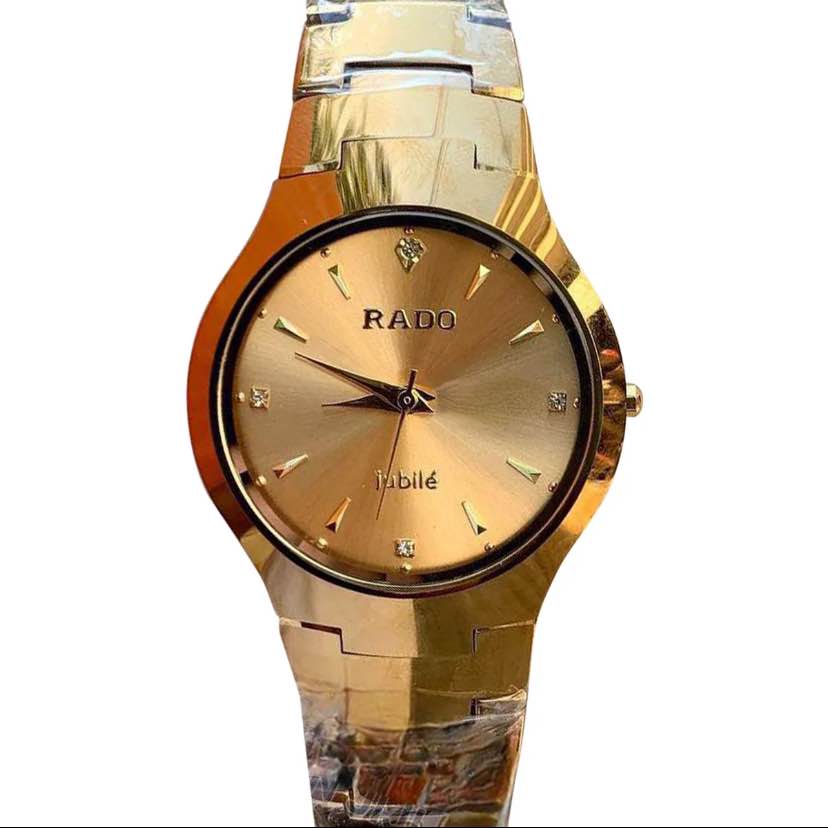 Golden Quartz Wrist Watch For Women Waterproof Stainless Steel Ladies Watch With Japan Movement