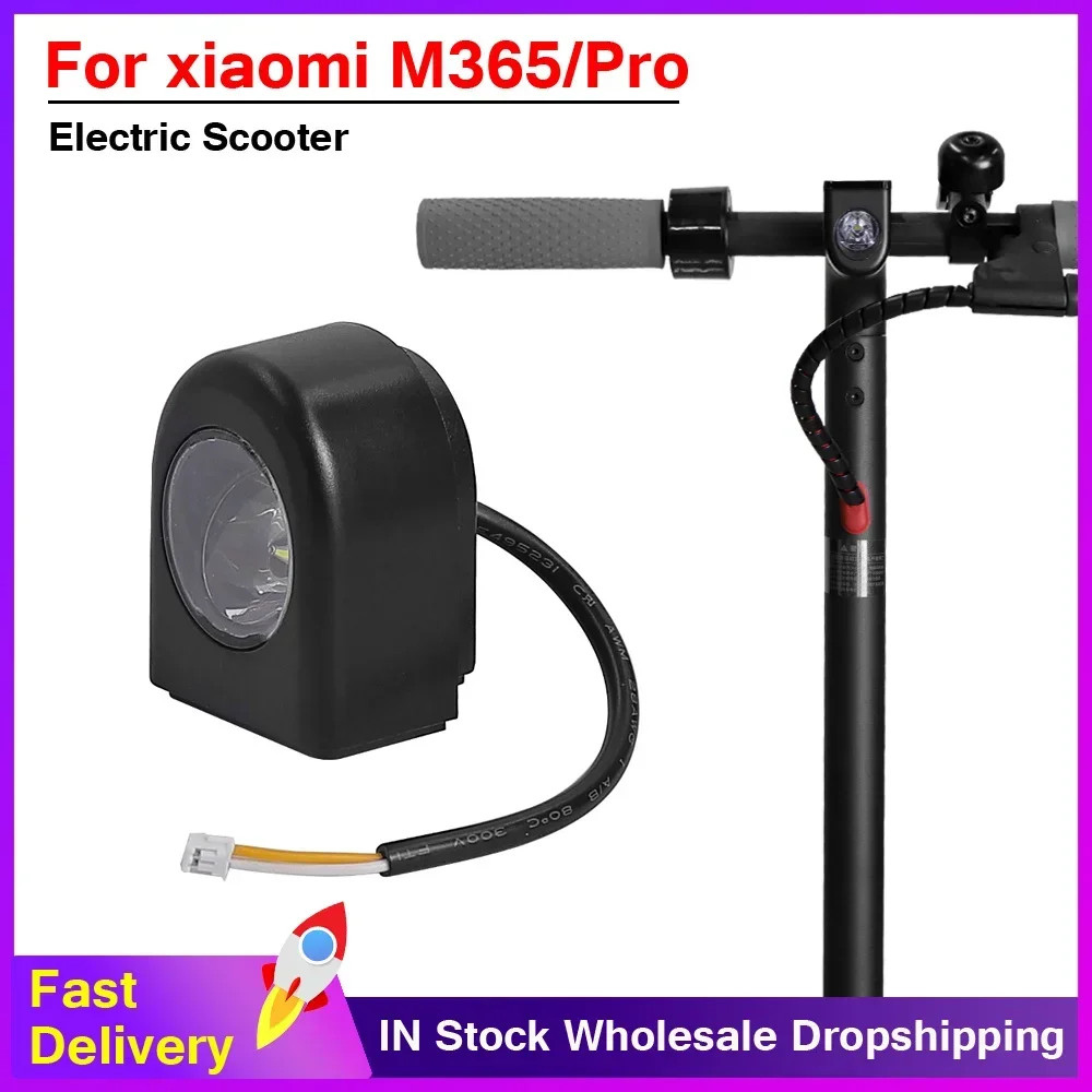 Headlight Lamp Led Light Front Lamp Replacement For M365 Pro Electric Scooter Waterproof Head Lamp Parts