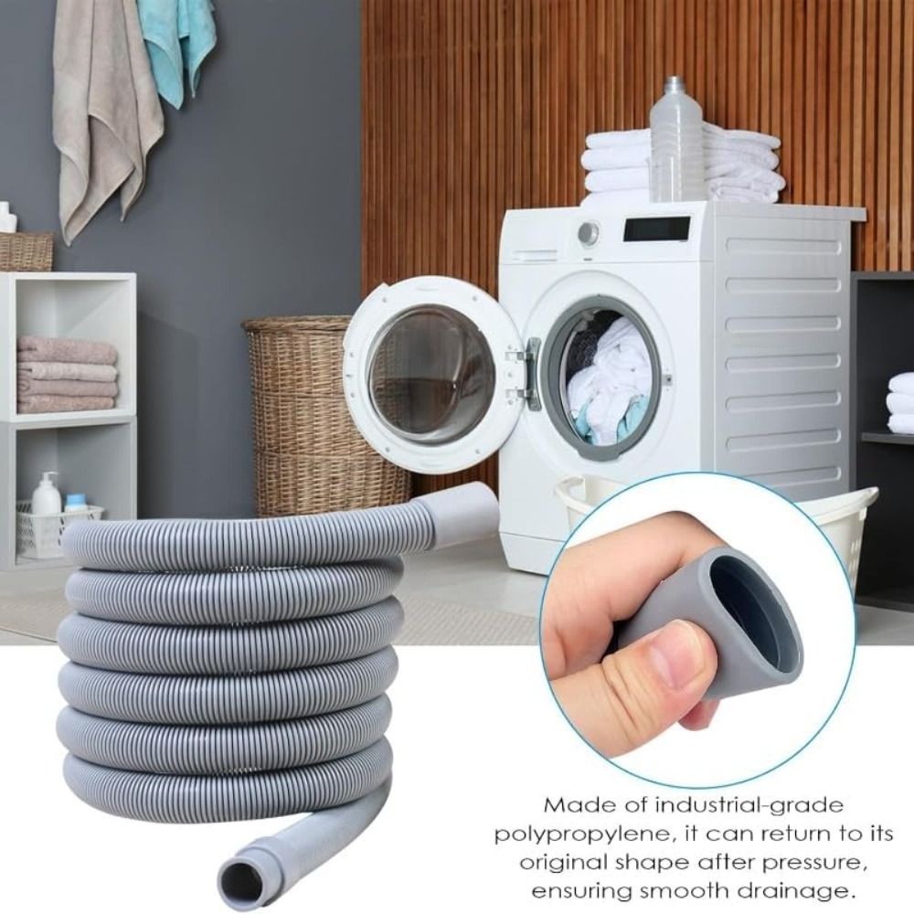 1m 3m 5m Washing Machine Drain Hose EVA Flexible Dishwasher Drain Hose Extension Pipe Washer Discharge Tube