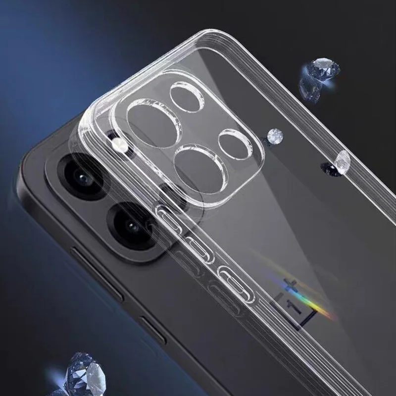 Ultra thin Transparent Light Phone Case For Turbo6 Turbo 6 6V Soft Clear TPU Protective Shockproof Back Cover Housing