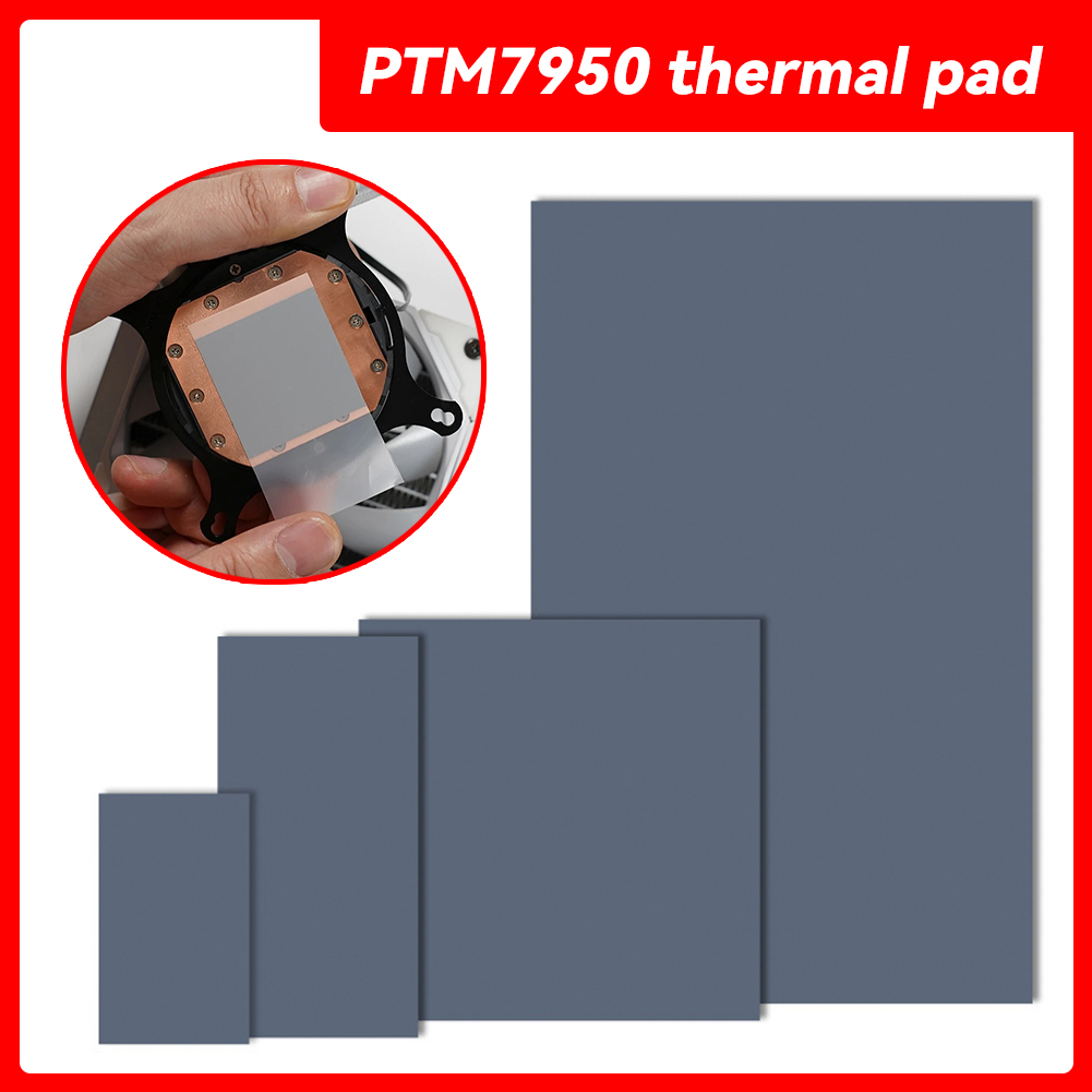 For Honeywell PTM7950 Phase-change Pad 8.5W/mK CPU Thermal Conductive Paste Pad Patch Replacement Lightweight for Laptop GPU CPU