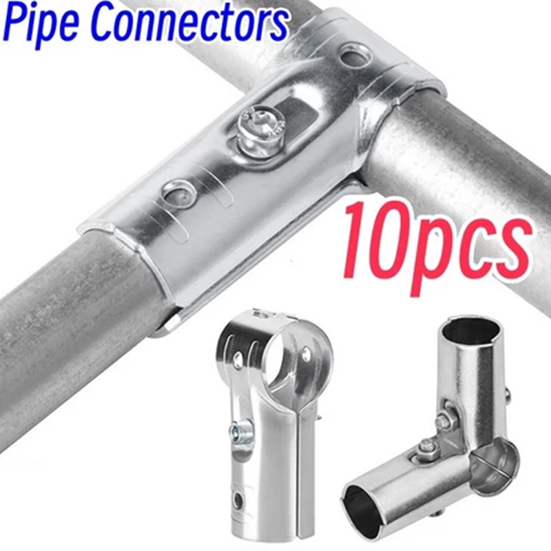 Fixed Clamp Structural Piping Connectors 25mm, Packs of 5 or 10, Metal Material