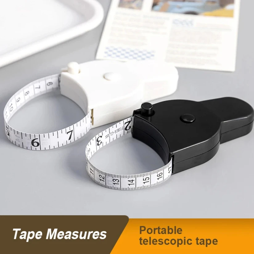 Portable Fitness Telescopic Health Tape Measure With Handle Y-shaped Tape Measure Waist Circumference Tape Measure