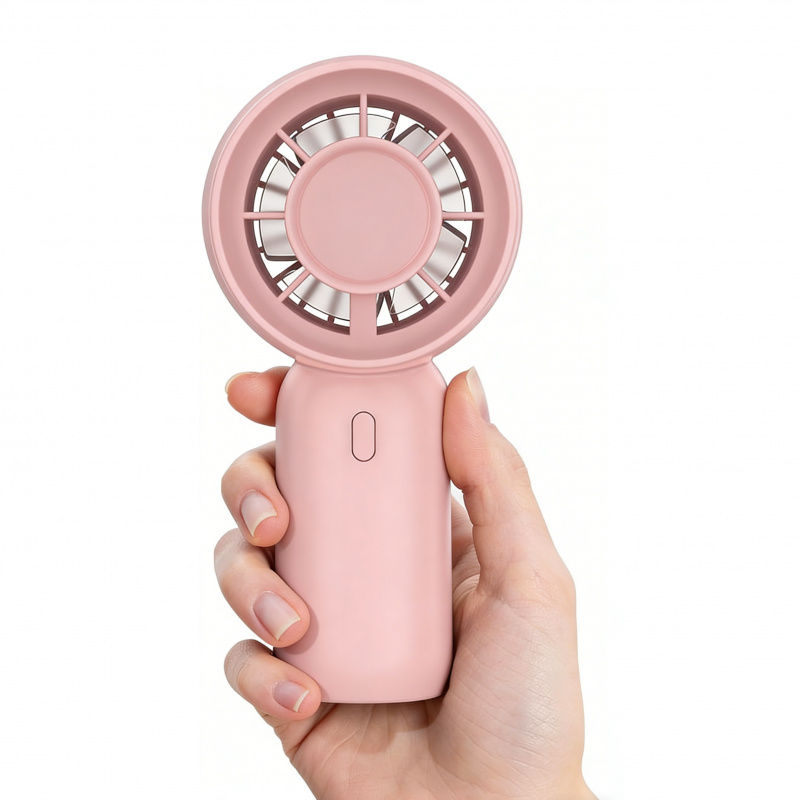 Portable Handheld Fan, USB Rechargeable, Mini Pocket Fan for Travel Outdoor Home Office Concert.