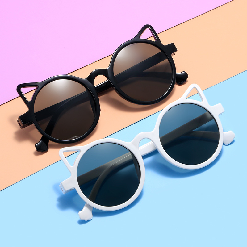2023 New Cat's ears cat-ear shaped Children's Sunglasses Fashion Personality Sunglasses UV Protection Cute Baby