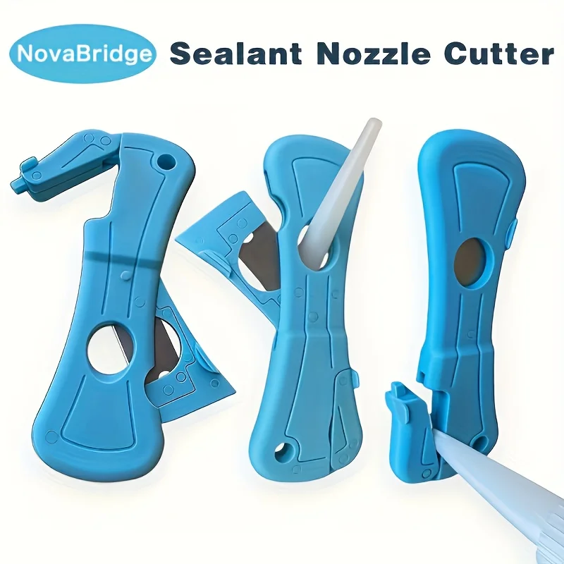1PC Heavy-Duty Manual Glue Nozzle Trimmer & Cutter - All-in-One Adjustable Adhesive Tip Cutter with Blade, Portable DIY Plastic