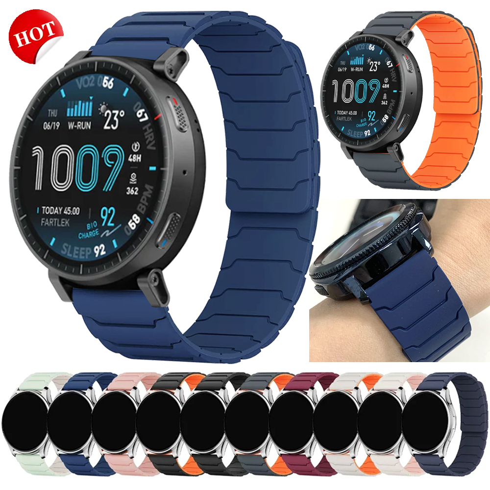 20mm/22mm Silicone Strap For AMAZFIT BALANCE 2/BIP 6 5UNITY/Active 2 Wrist Bands GTS/GTR 4 3 2 2e Replace Bracelet Accessories
