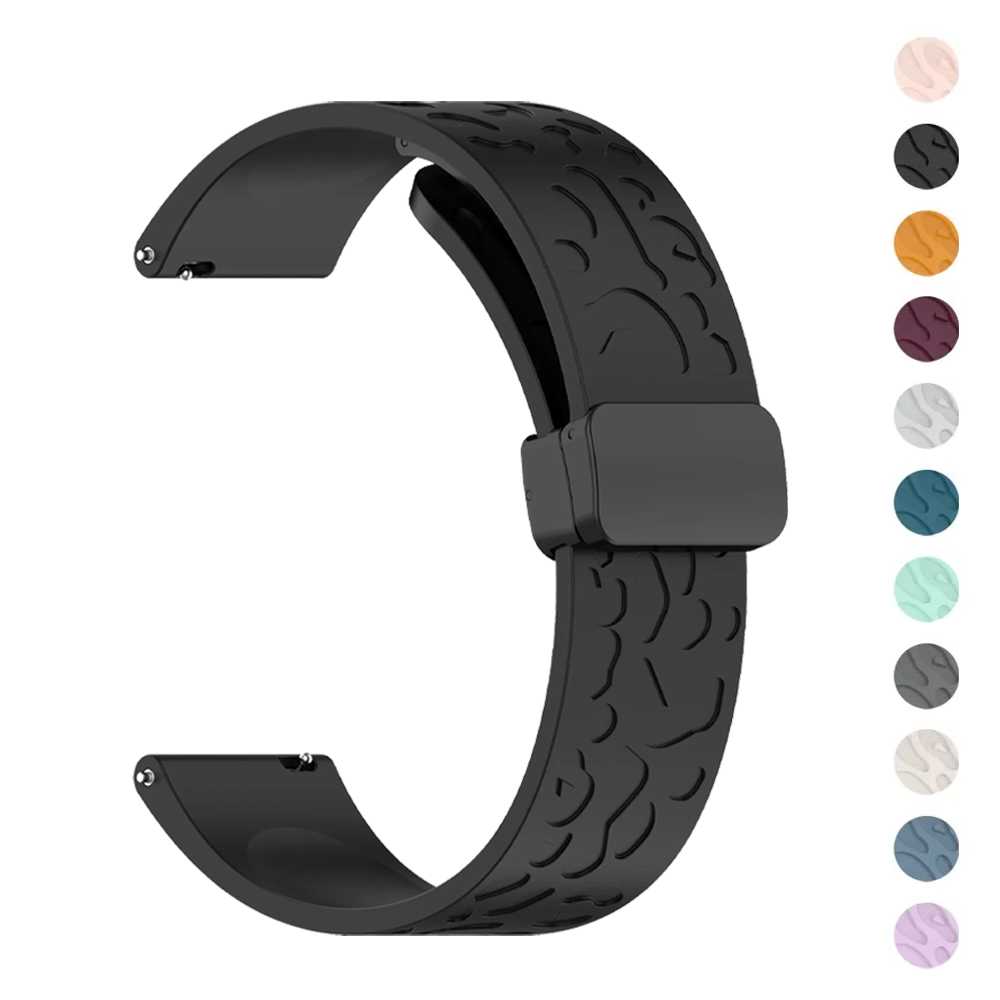 for Samsung Galaxy Watch 7 6 5 4 40/44mm Replacement Watchband for Huawei GT6 5 4Pro 46mm 18mm 20mm 22mm Magnetic Silicone Strap
