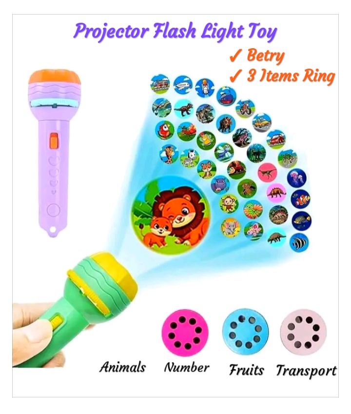 Projector Flash Light Toys 2 in 1 toys