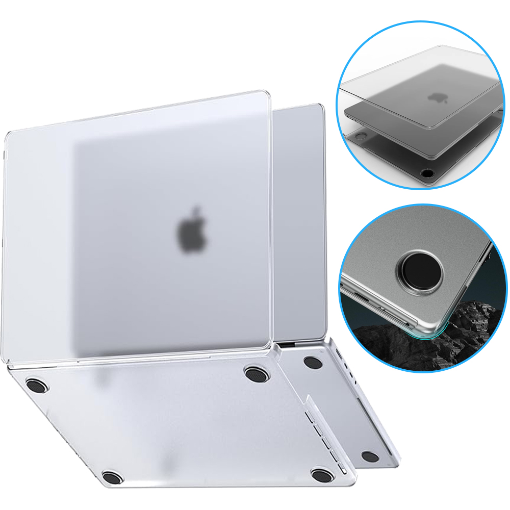 Anti-Cracking Heavy Duty TPU Bumper Hard Case Compatible With MacBook Air 13 inch Case 2026-2022 M5 M4 A3240 M3 A3113 M2 A2681