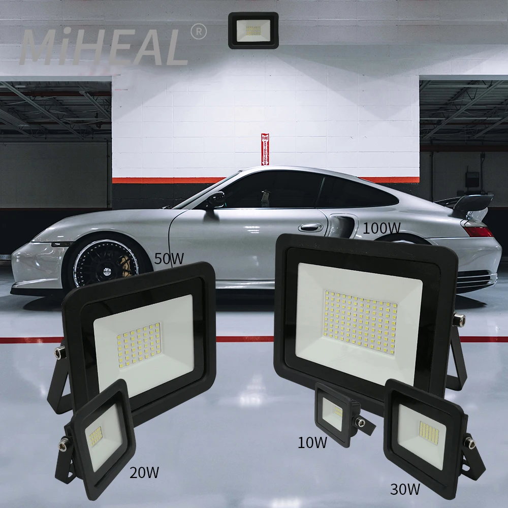 110V/220V LED Industrial lighting 10W 20W 30W 50W 100W Factory Workshop Garage IP68 Working Lamp Mining Lamp Floodlight LED