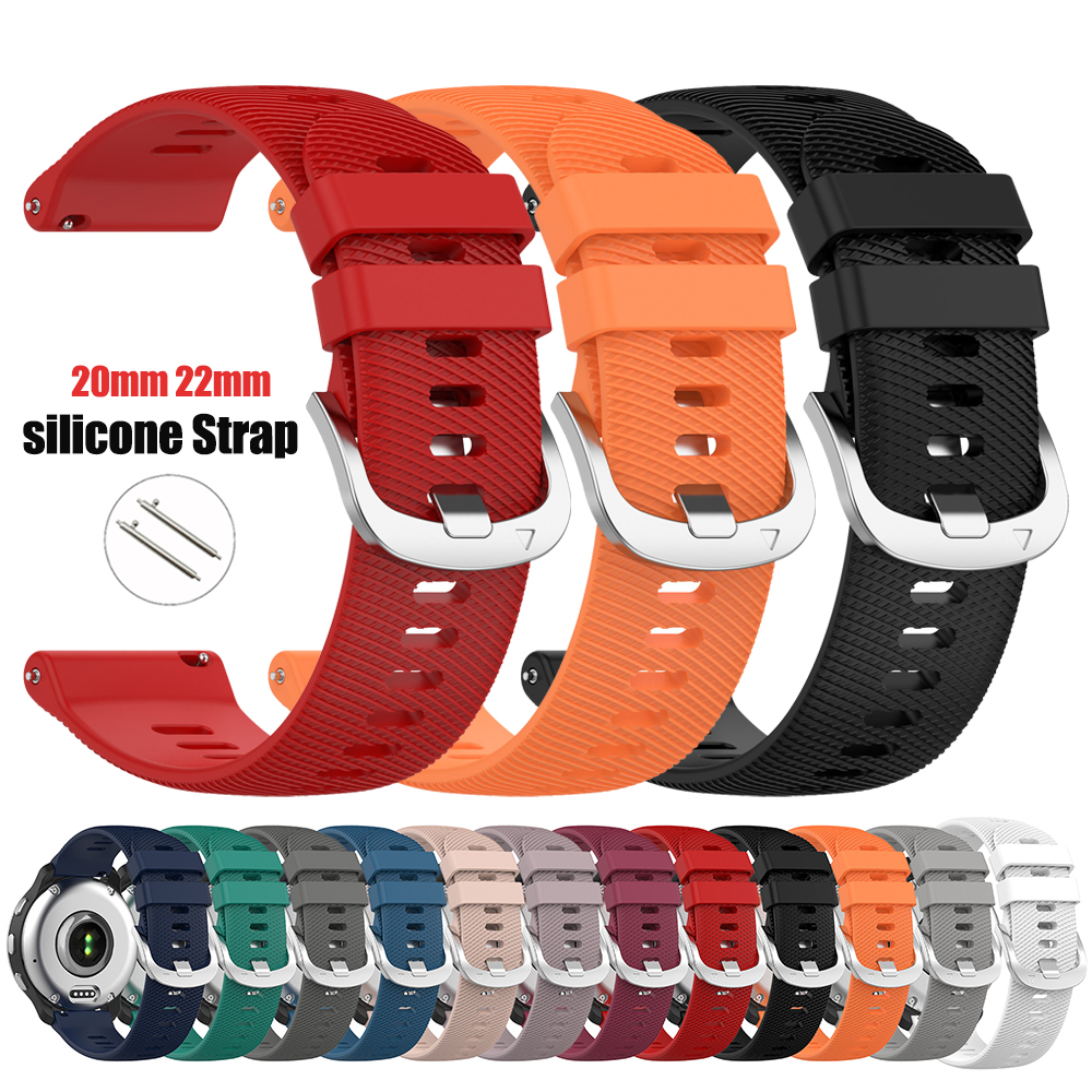 20mm 22mm Silicone Strap for COROS PACE Pro 4 3 2/APEX 4 42mm Bracelet for COROS APEX 2 2pro/APEX 46mm 42mm Waterproof Watchband