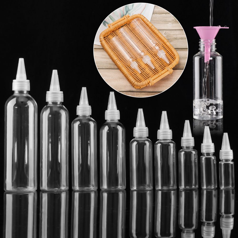 5pcs Empty Dropper Squeeze Bottle Lquid Sample Container Refillable Bottle Empty Storage Eye Dropper Portable Useful Travel Tool