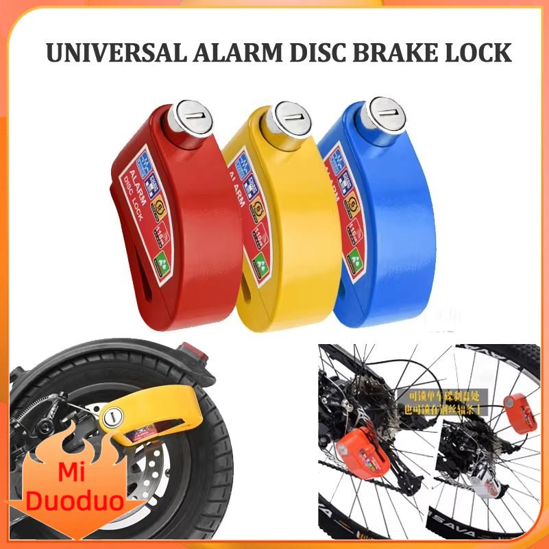 Motorcycle Bicycle Lock Alarm Safety Protection Padlock Disc Aluminum Alloy Anti-Theft Reminder Lock Motorcycle Accesso
