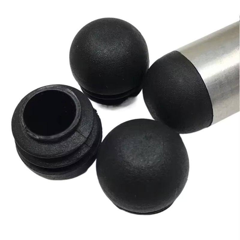 4Pcs 19mm Round Black Plastic Chair Leg Caps, Floor Protectors, Fit Round Tube Furniture, Anti-Scratch & Noise Reduction