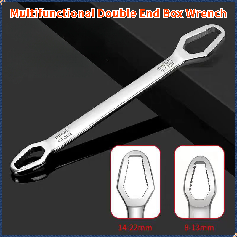 3-17mm8-22mm Universal Torx Wrench Adjustable Multifunction Wrench Board Double-head Multipurpose Torx Spanner Repair Hand Tools