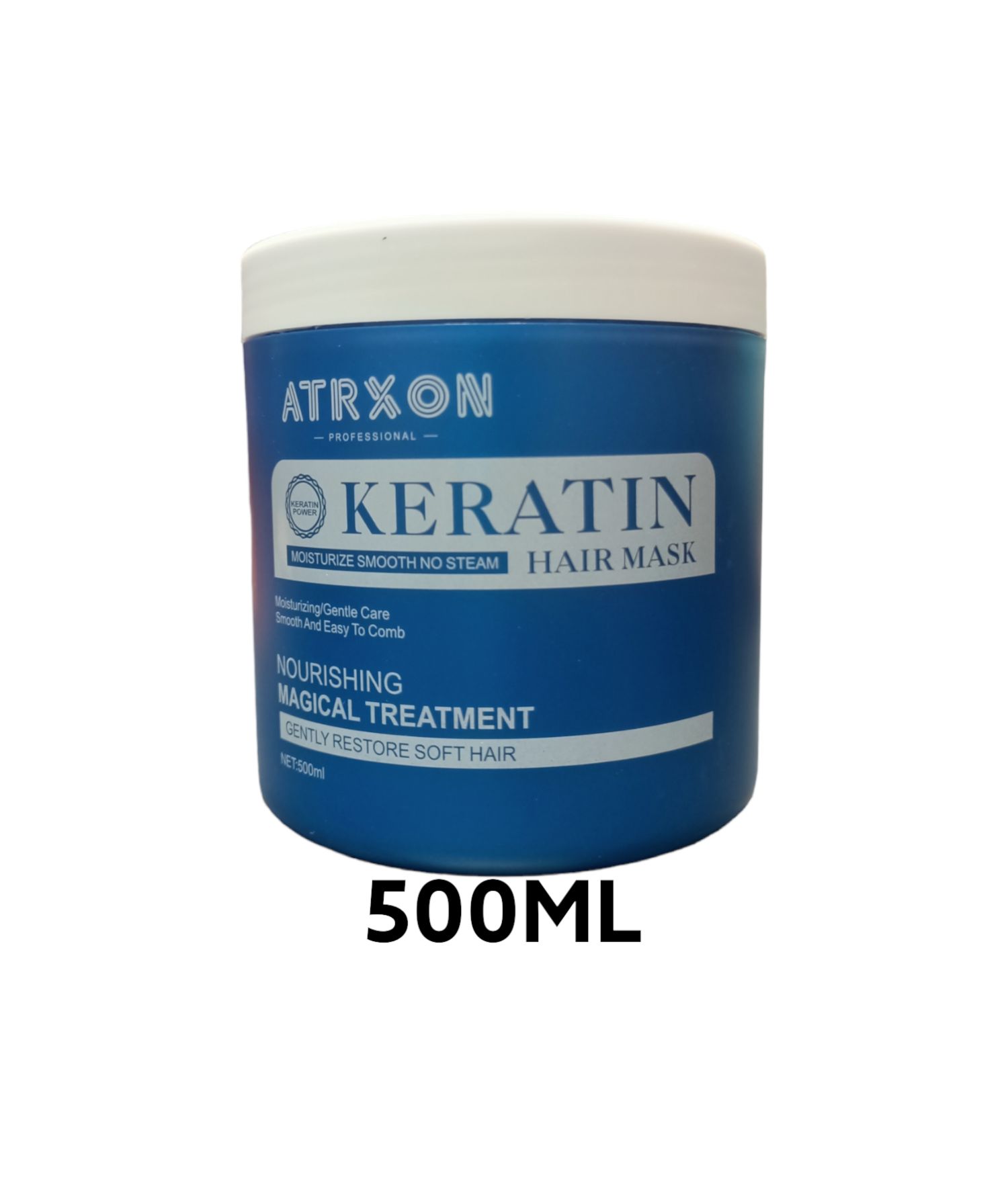 Atrxon Professional Keratin Moisturize Smooth No Steam Hair Mask Treatment 500ml