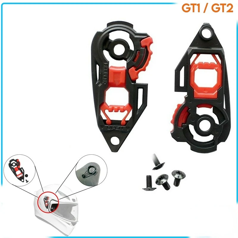 Motorcycle Helmet Parts Accessories Helmet Visor Base Lock for AGV K1 K3SV K5 Casco Moto Mechanism Capacete Shield Lock