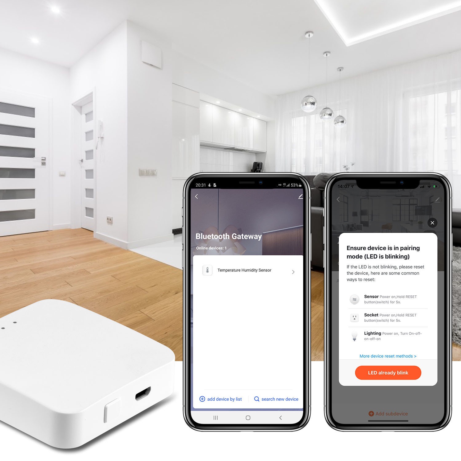 Tuya WiFi Bluetooth ZigBee 3.0 Multi-mode Smart Gateway Wireless Hub APP Remote Control Works with Alexa Home Assistant