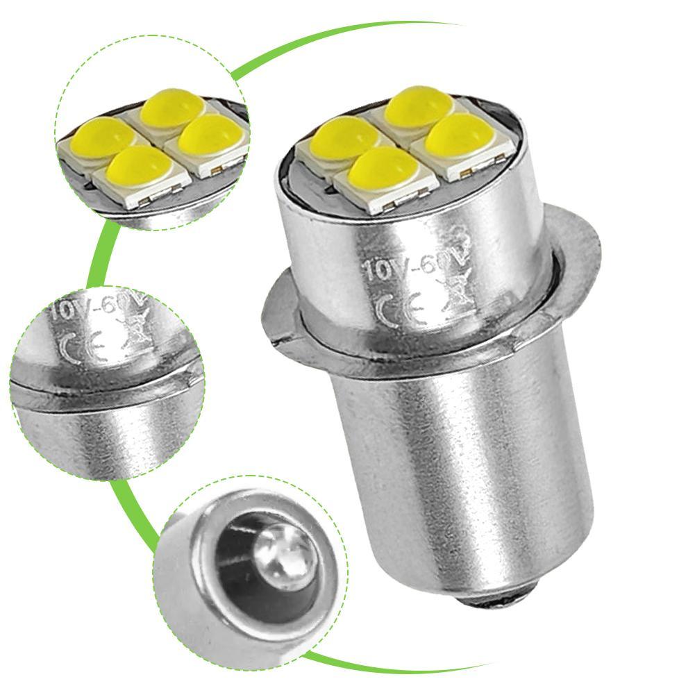 High Brightness LED Bulb Indicator Lamp 10-60V 4W White Miniature Light Replace For Flashlight Bicyle Work Lamp Use