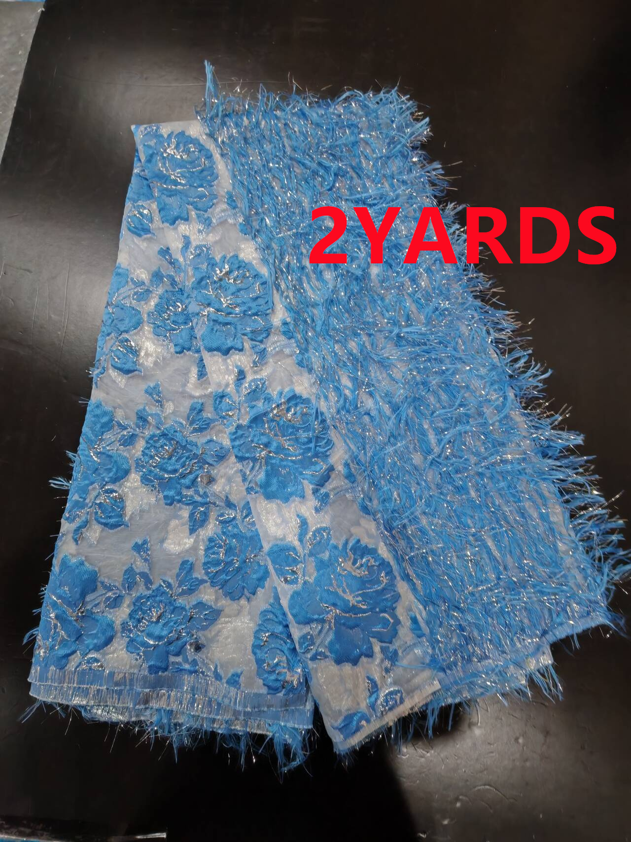 SJD LACE French Brocade Lace Fabrics 2YARDS Clearance 2026 High Quality African Nigerian Jacquard Lace for Women Party Dress Sew