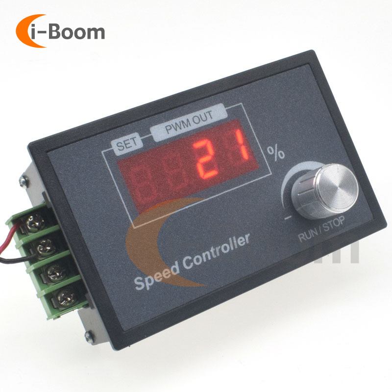 DC6-60V PWM Motor Speed Controller Motor Controller Encoder Frequency can be set Knob control pen gpt