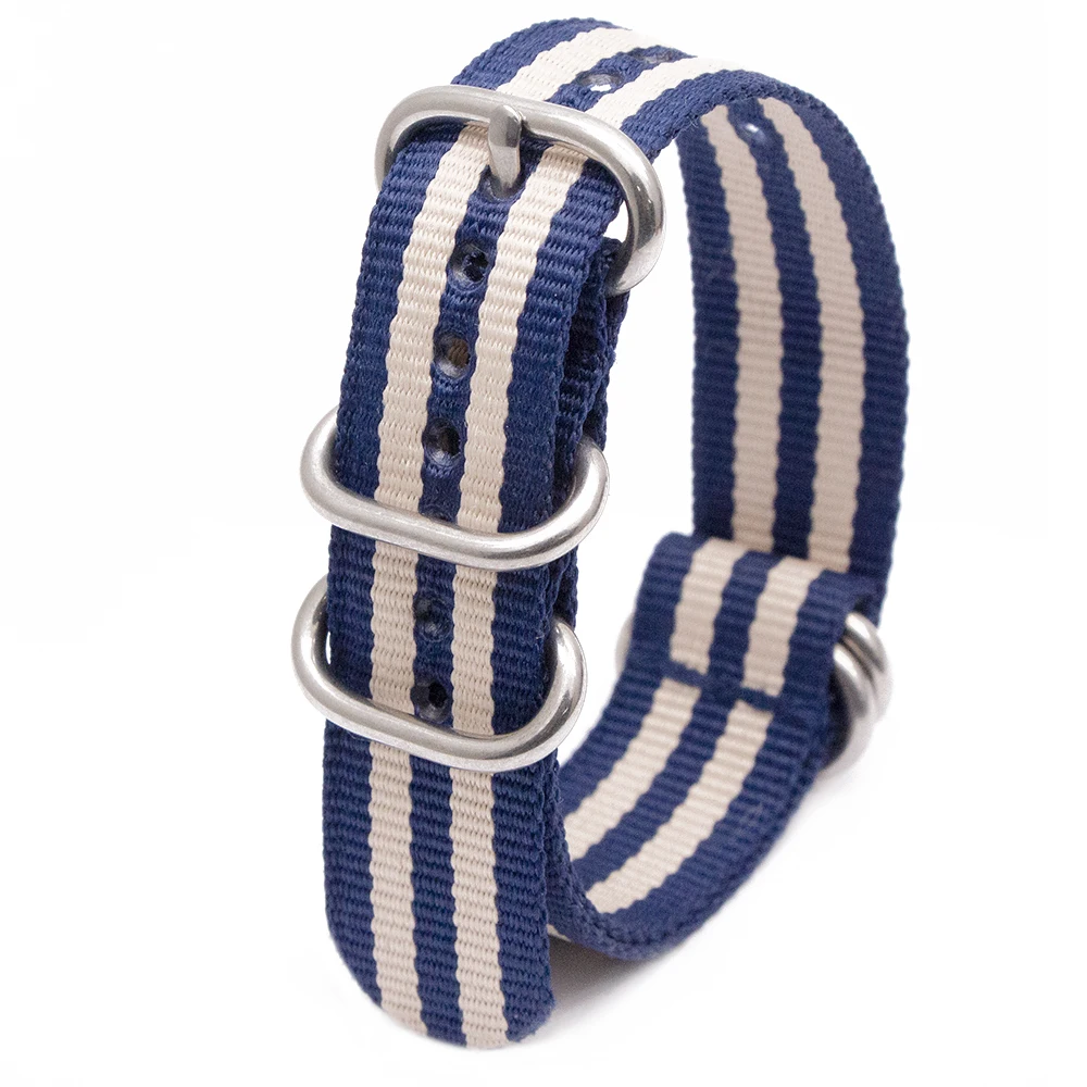 Durable Sports Nylon Fabric Straps Watch Accessories Watch Band 41 Colors Options 18MM 20MM 22MM 24MM