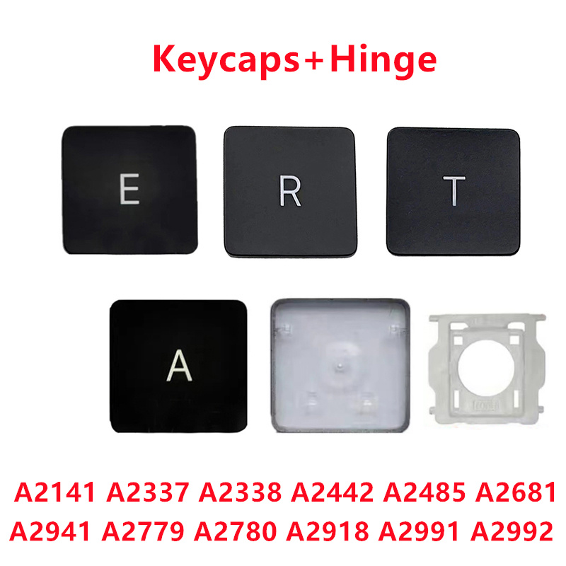 Keycaps Keys + Hinge For Macbook Pro Air 13" 14" 16" Key Cap A2141 A2337 A2338 A2442 A2485 A2681 A2941 A2779 A2992 A3114 A3113