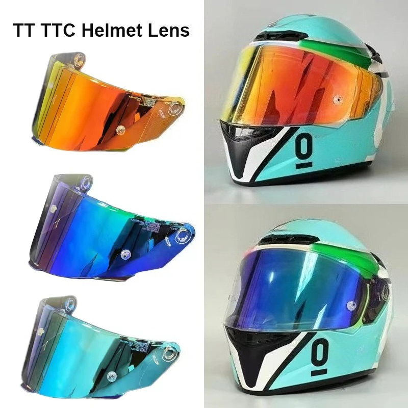 Visor FOR KYT TT COURSE Motorcycle Helmet Lens Full Face Helmet Casco Moto Accessories Windshield FOR KYT Capacete TTC VESC-8 kyt tt revo