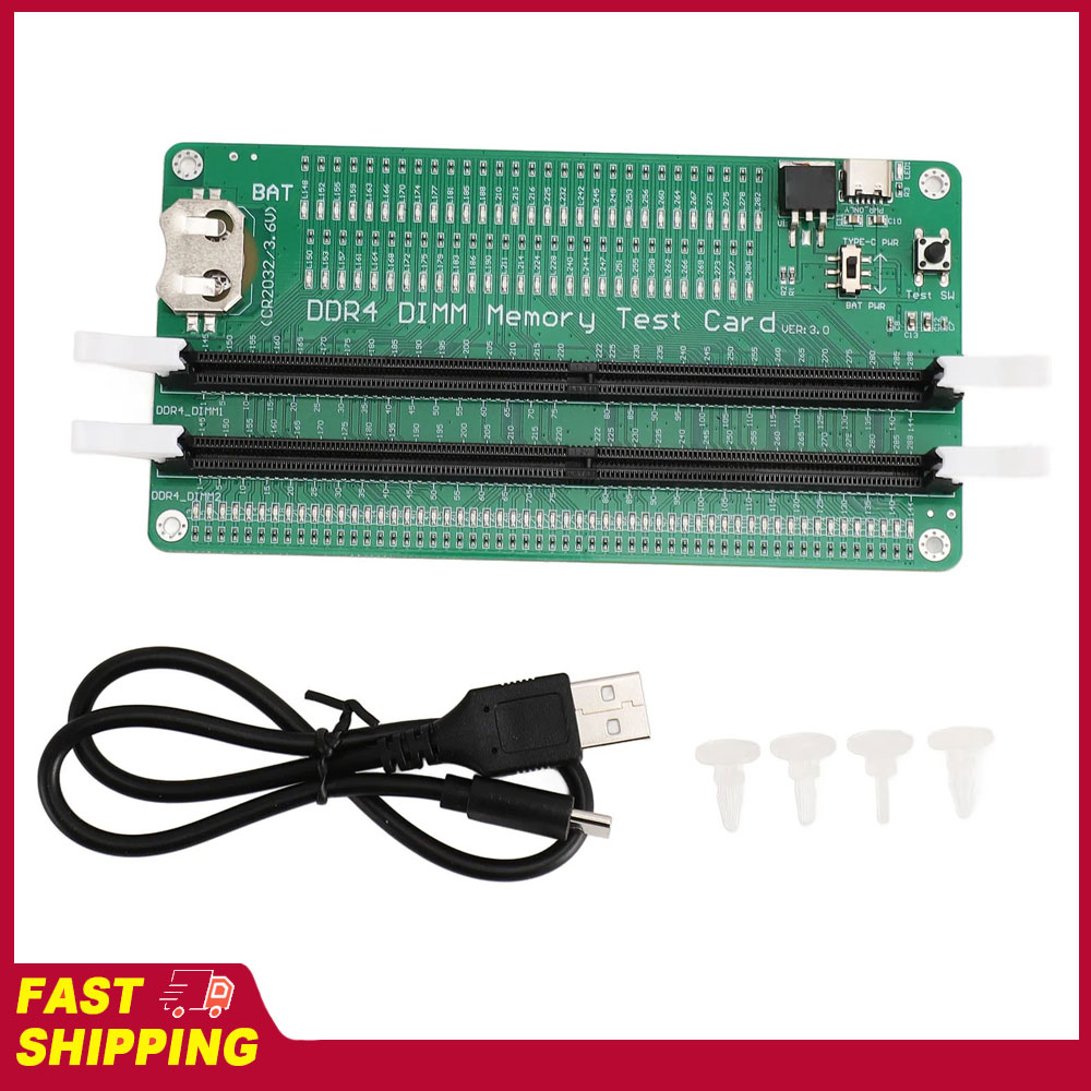 DDR4 Memory Tester DDR4 Memory Tester Desktop Computer DDR4 Test Card Slot Diagnostic Analyzer Test Card for Desktop Computer