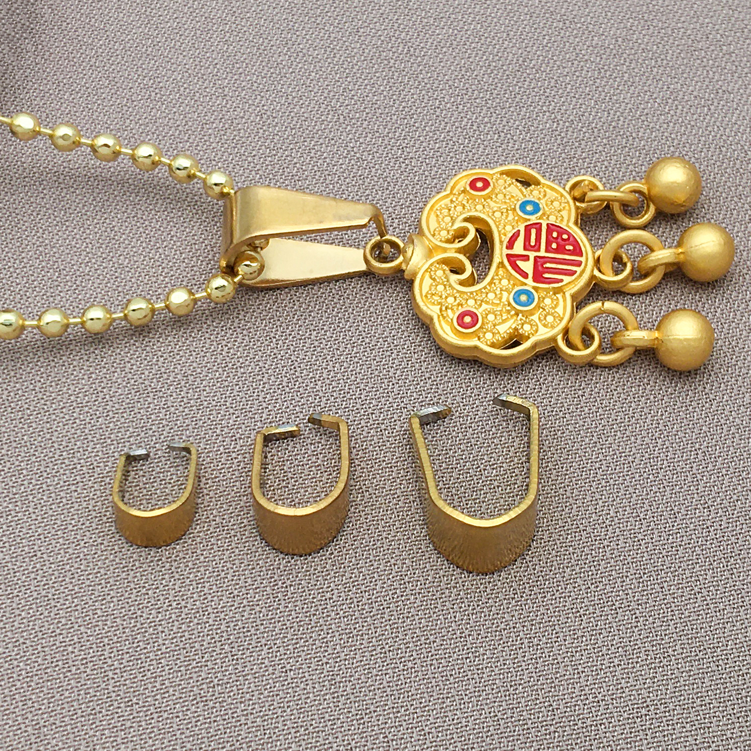 10pcs Stainless Steel Pinch Bails for Jewelry Making Clasps Hooks End Connectors Pinch Bails for Pendants Necklace Clip Clasps pen gpt