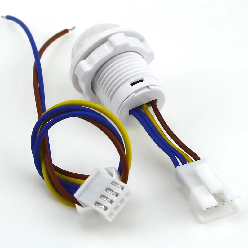 Mini Motion Sensor Light Sensor Switch DC 110V 220V PIR Sensor Smart Detection Time Delay Adjustable Infrared Induction Detector