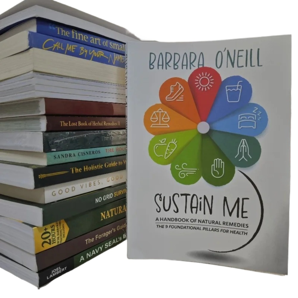 English paperback edition of the Natural Therapy Handbook: A Guide to the 9 Basic Pillars of Health
