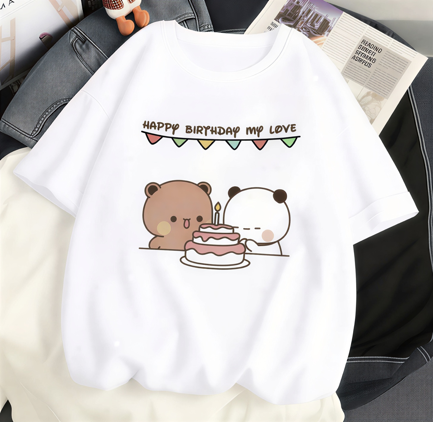 Happy Birthday My Love graphic T-shirt for women