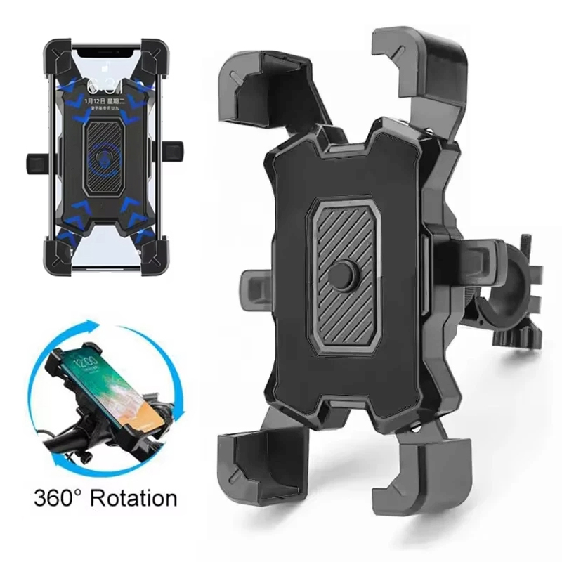 360 Degrees Rotatable Metal Stand Electric Bicycle Mobile Phone Holder Riding Bike Motorcycle Bracket For iPhone