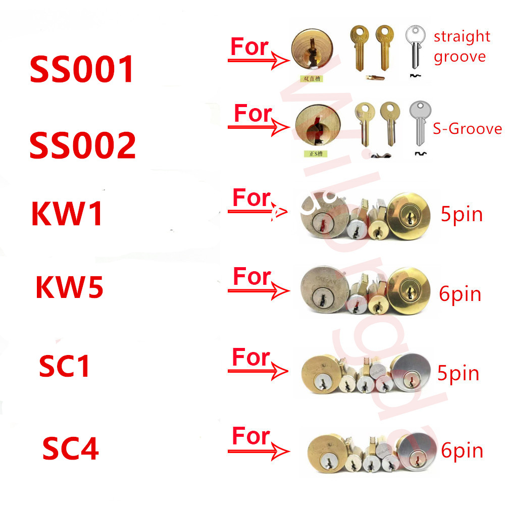 FOR professional Locksmith Lishi 2 in 1 Tool SC4 SS001 SS002 SS002R pro R52 KW1 KW5 SC1 Tools for Home Door Civil KEY